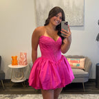 JoycesTPR Sherri Hill 58016 Bright Fuchsia 