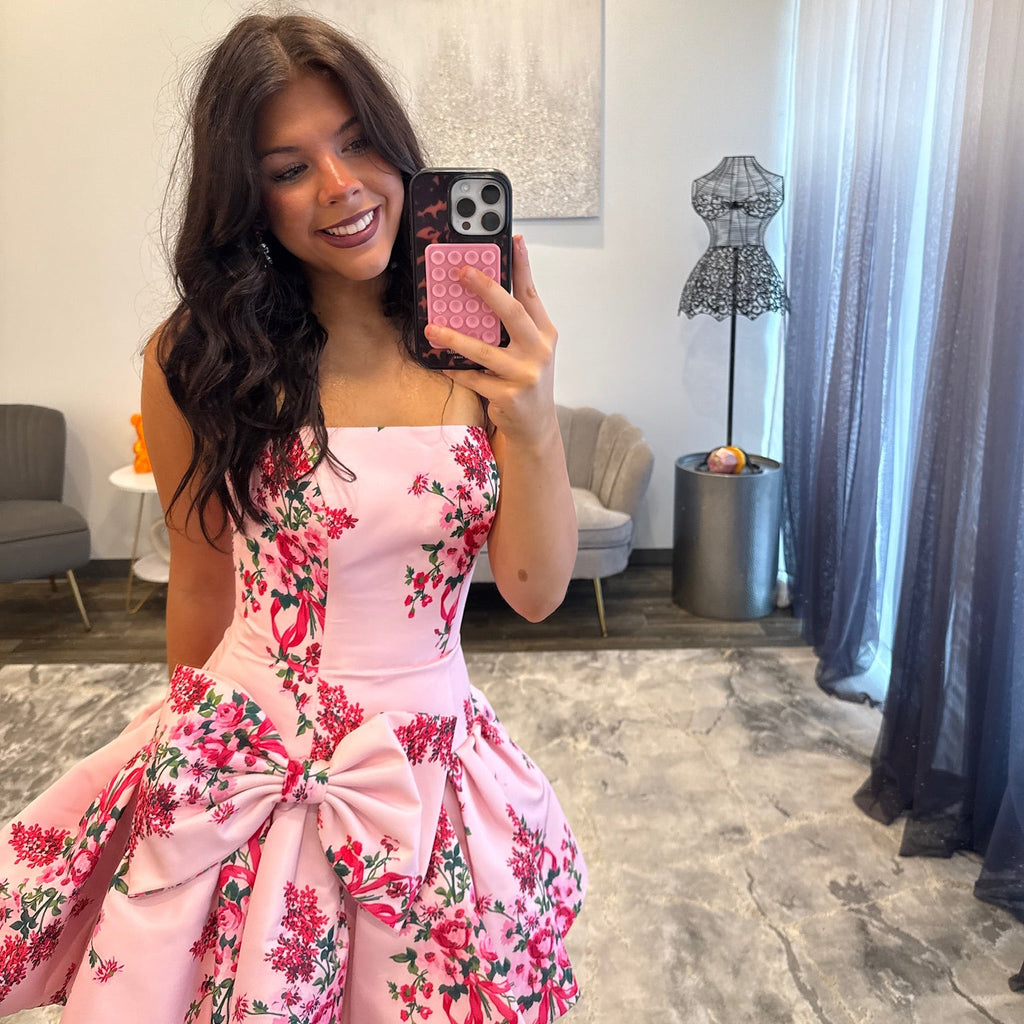 JoycesTPR Sherri Hill 58019 Pink Print 
