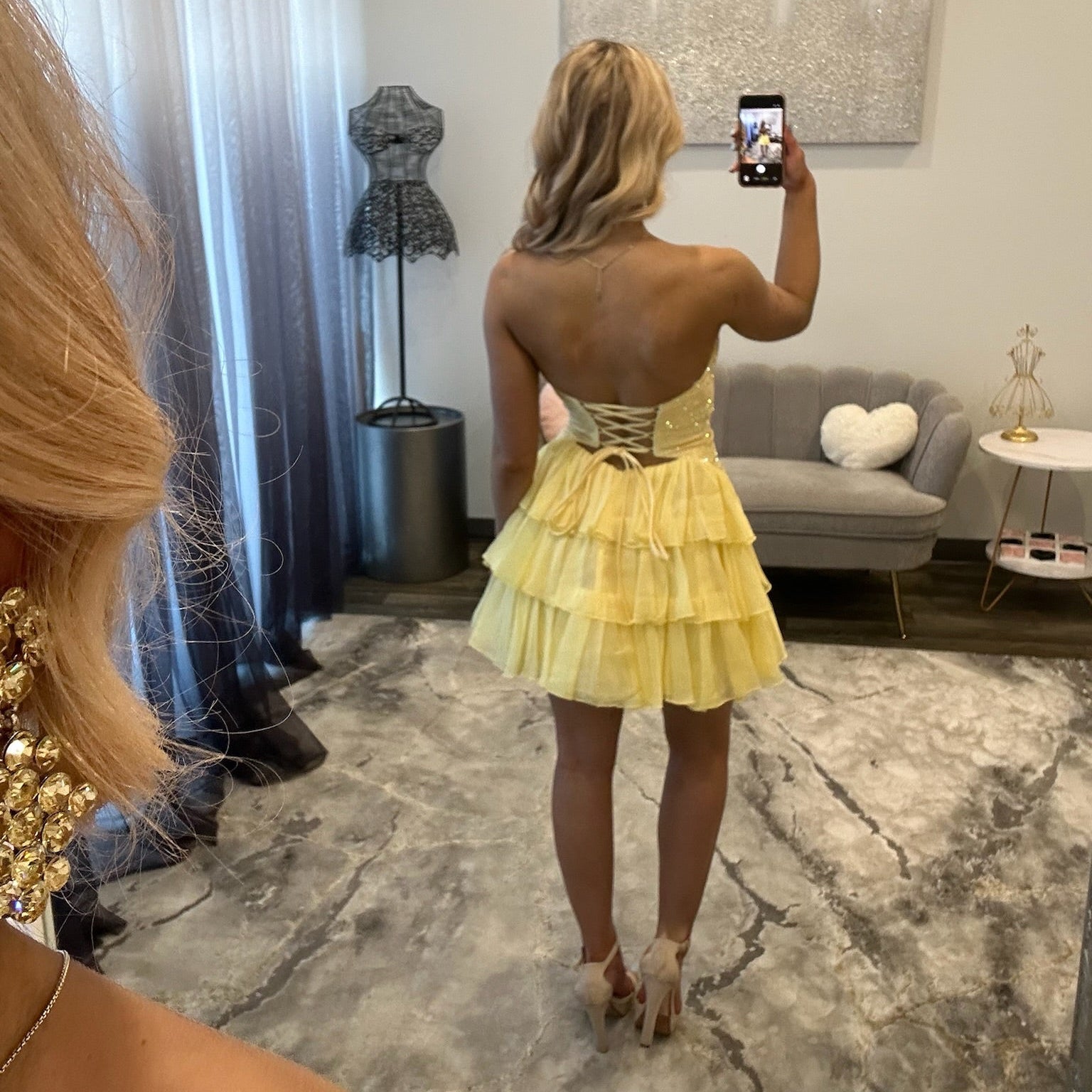 JoycesTPR Sherri Hill 58025 Yellow 