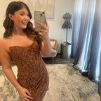 JoycesTPR Sherri Hill 58047 Brown 