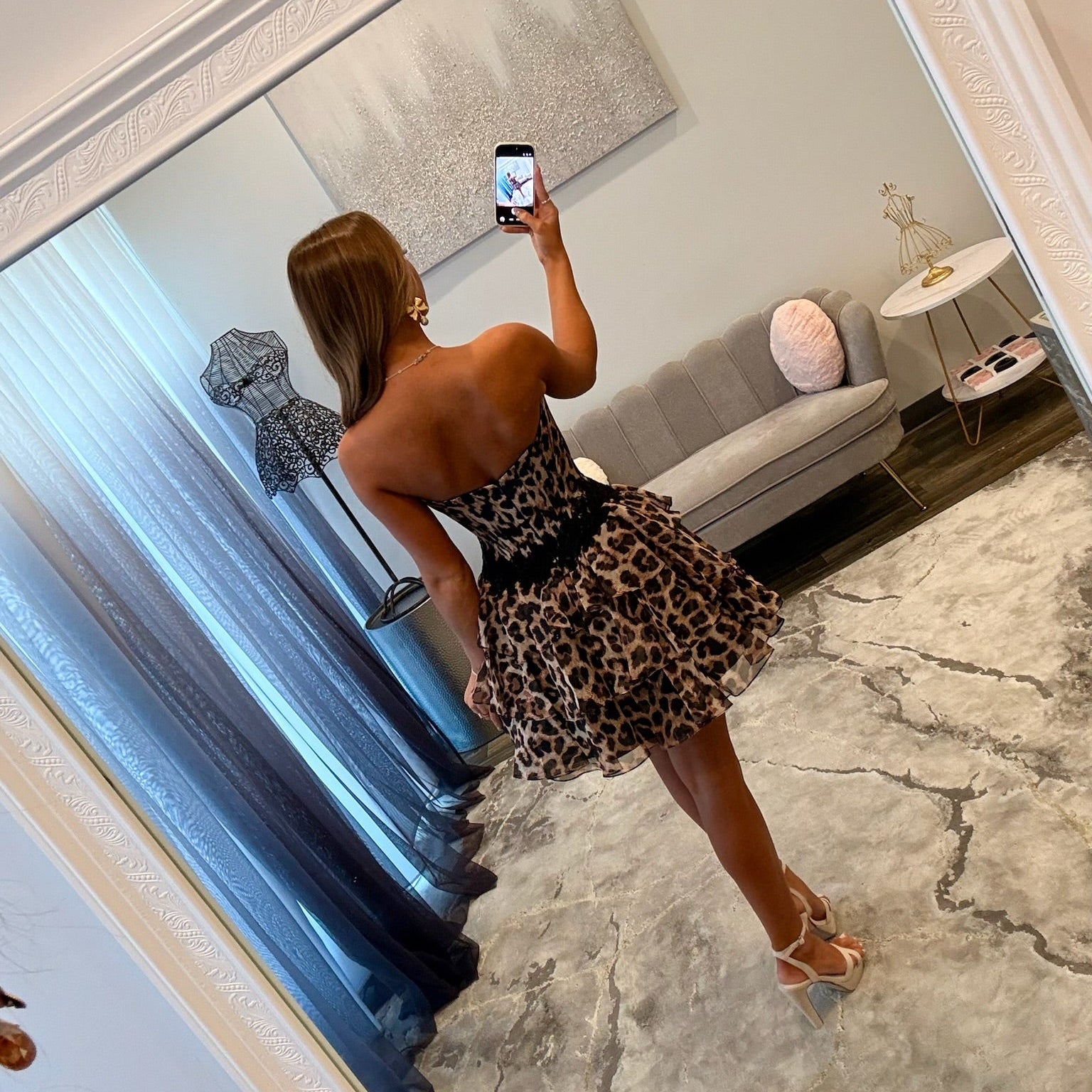 JoycesTPR Sherri Hill 58057 Leopard 