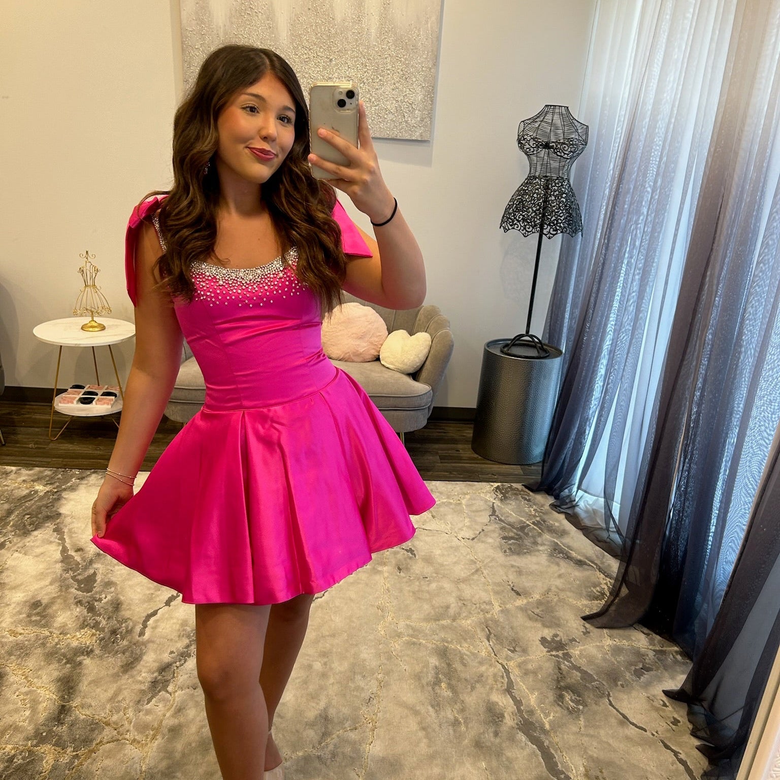JoycesTPR Sherri Hill 58066 Bright Fuchsia 