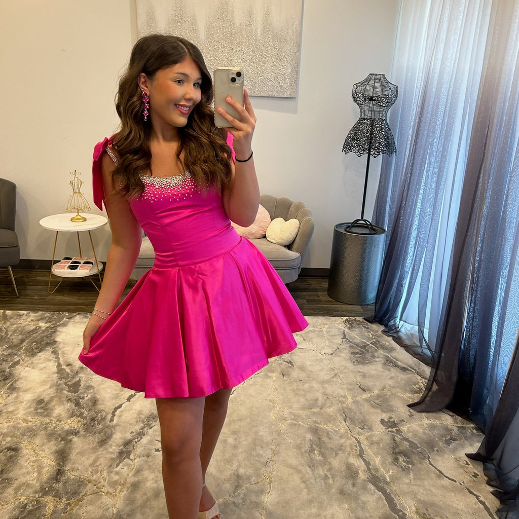 JoycesTPR Sherri Hill 58066 Bright Fuchsia 