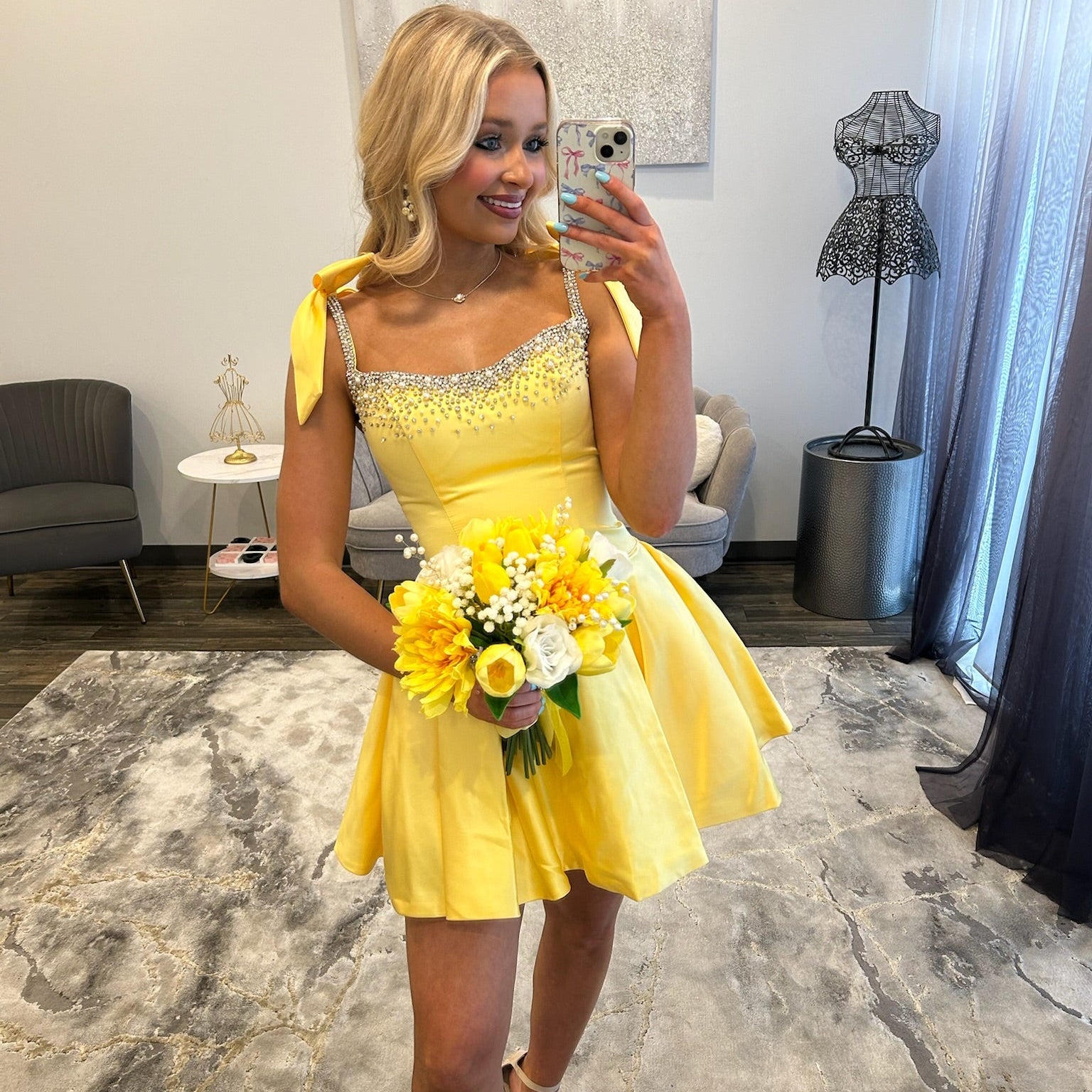 JoycesTPR Sherri Hill 58066 Yellow 