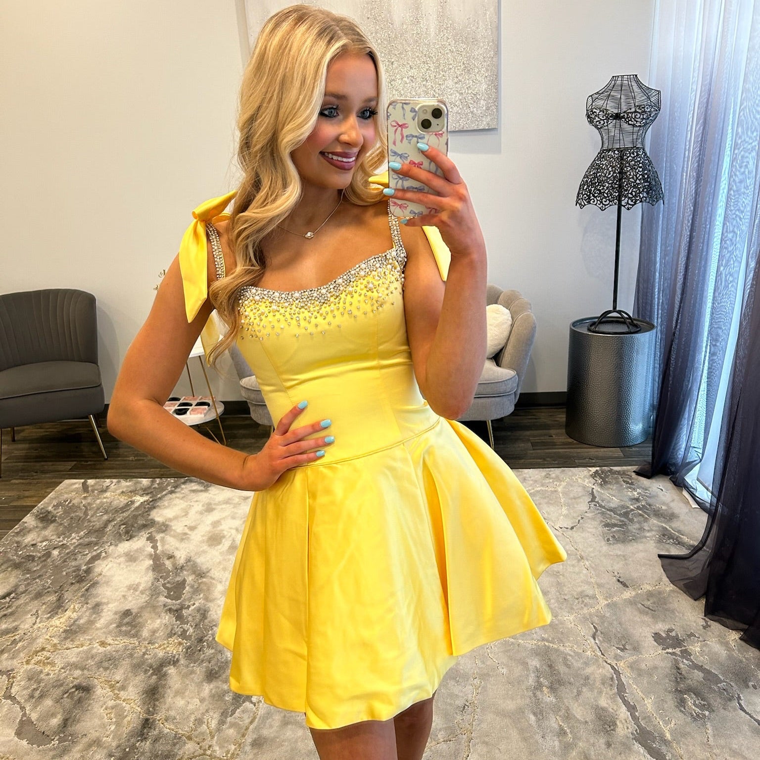 JoycesTPR Sherri Hill 58066 Yellow 
