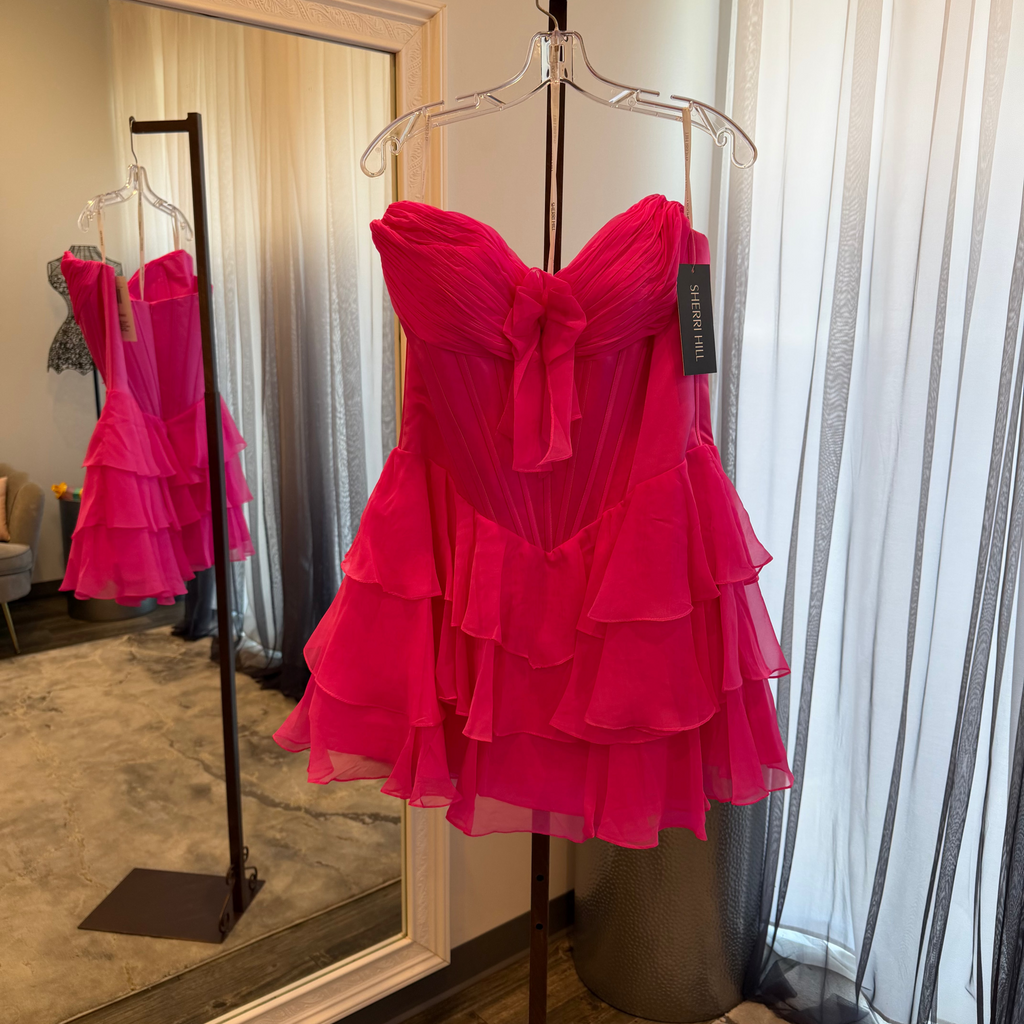 JoycesTPR Sherri Hill 58074 Bright Fuchsia 