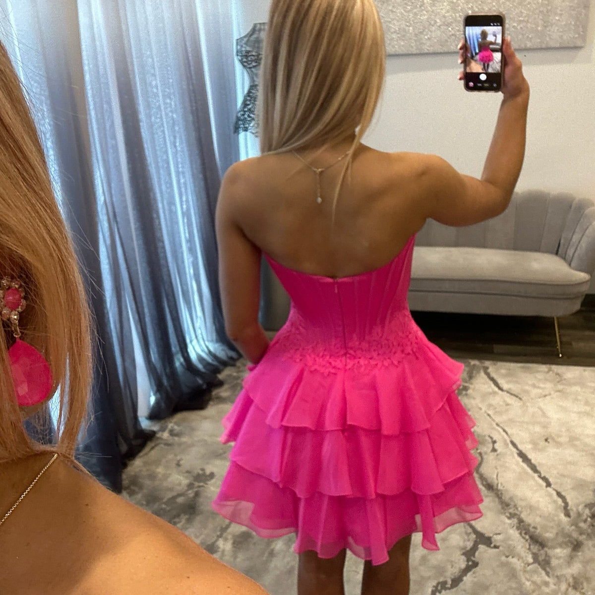 JoycesTPR Sherri Hill 58076 Bright Fuchsia 