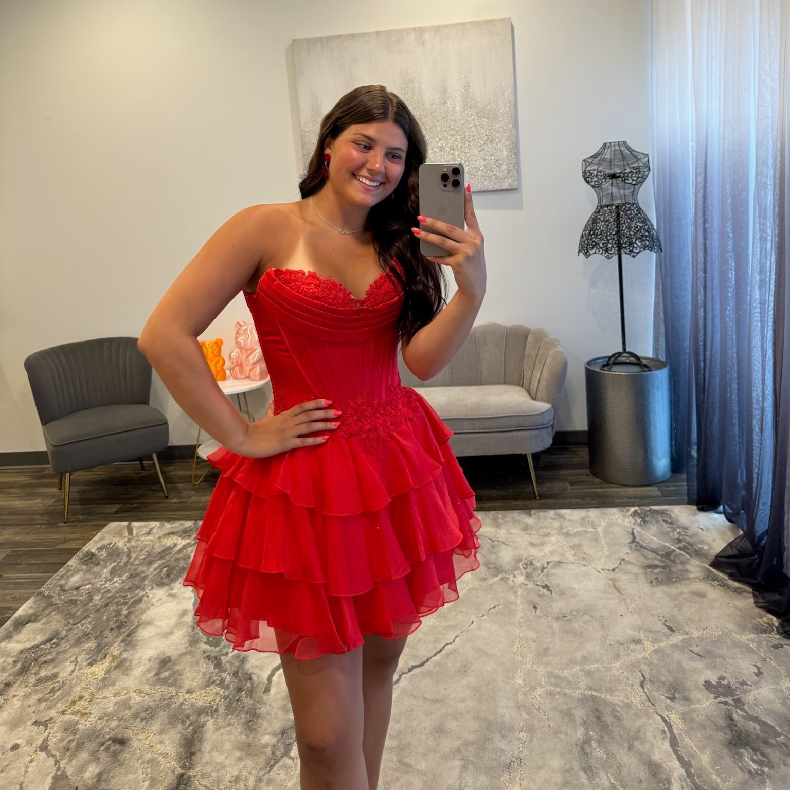 JoycesTPR Sherri Hill 58076 Red 