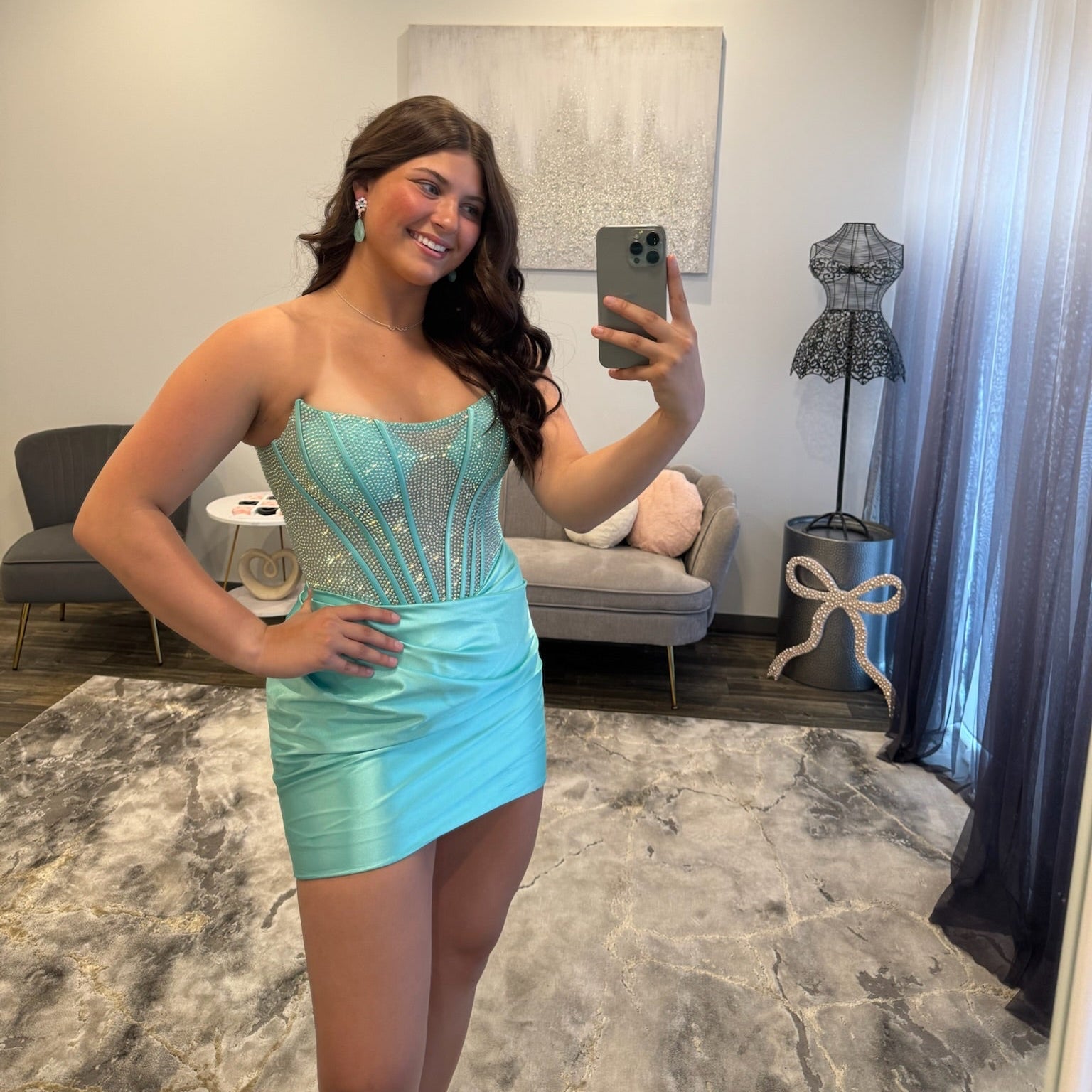 JoycesTPR Sherri Hill 58088 Light Green 
