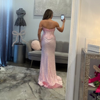 JoycesTPR Sherri Hill 58093 Pink Silver Pearls 