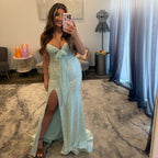 JoycesTPR Sherri Hill 58097 Aqua 