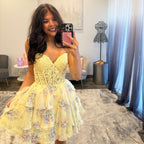 JoycesTPR Sherri Hill 580%8 Yellow Print Close 