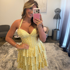JoycesTPR Sherri Hill 58104 Yellow