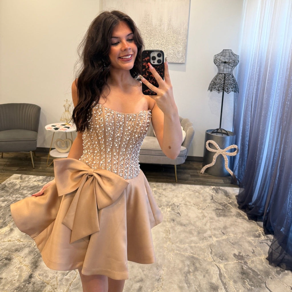 JoycesTPR Sherri Hill 58105 Nude and Lilac 