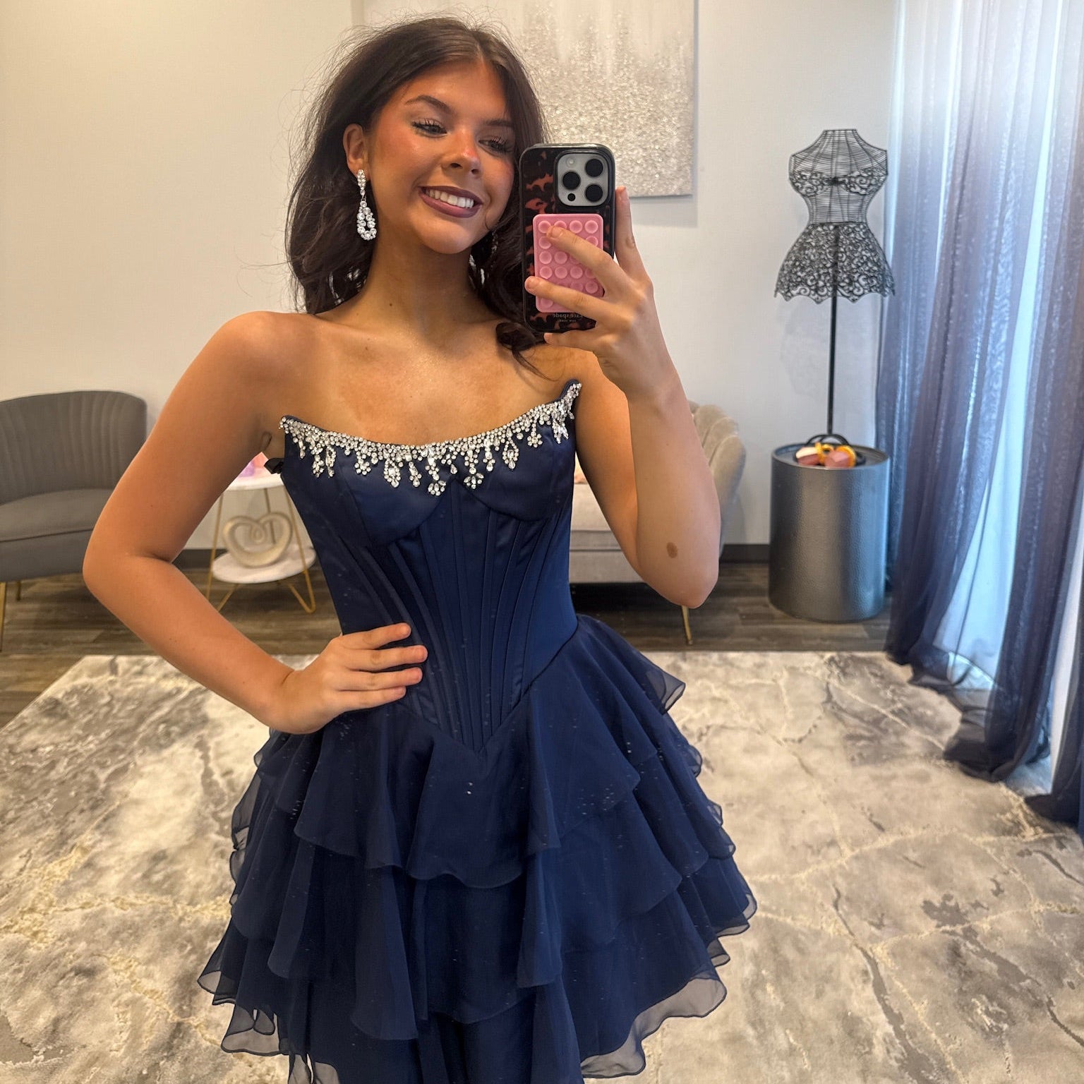 JoycesTPR Sherri Hill 58117 Navy 