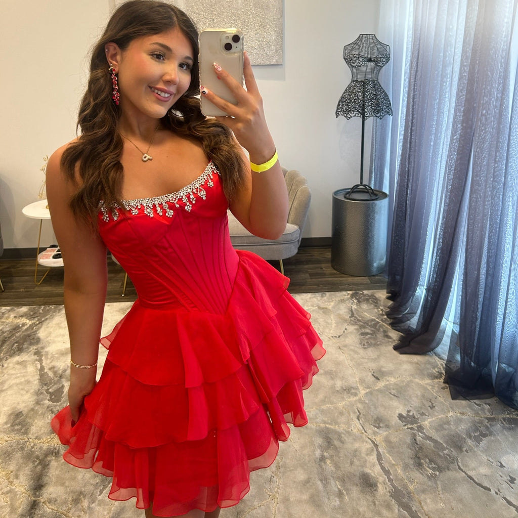 JoycesTPR Sherri Hill 58117 Red Close 
