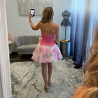 JoycesTPR Sherri Hill 58145 Pink Print Close 
