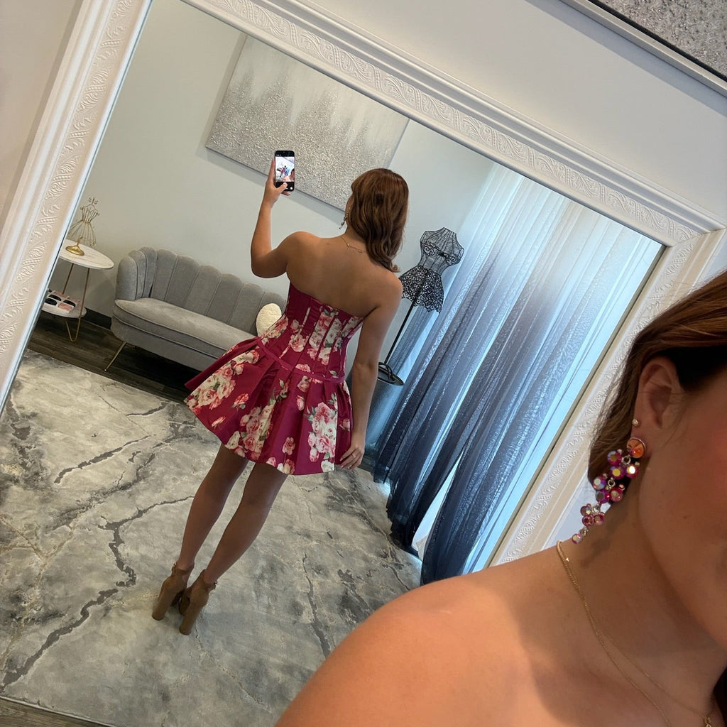 JoycesTPR Sherri Hill 58169 Plum Print Back 