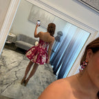 JoycesTPR Sherri Hill 58169 Plum Print Back 