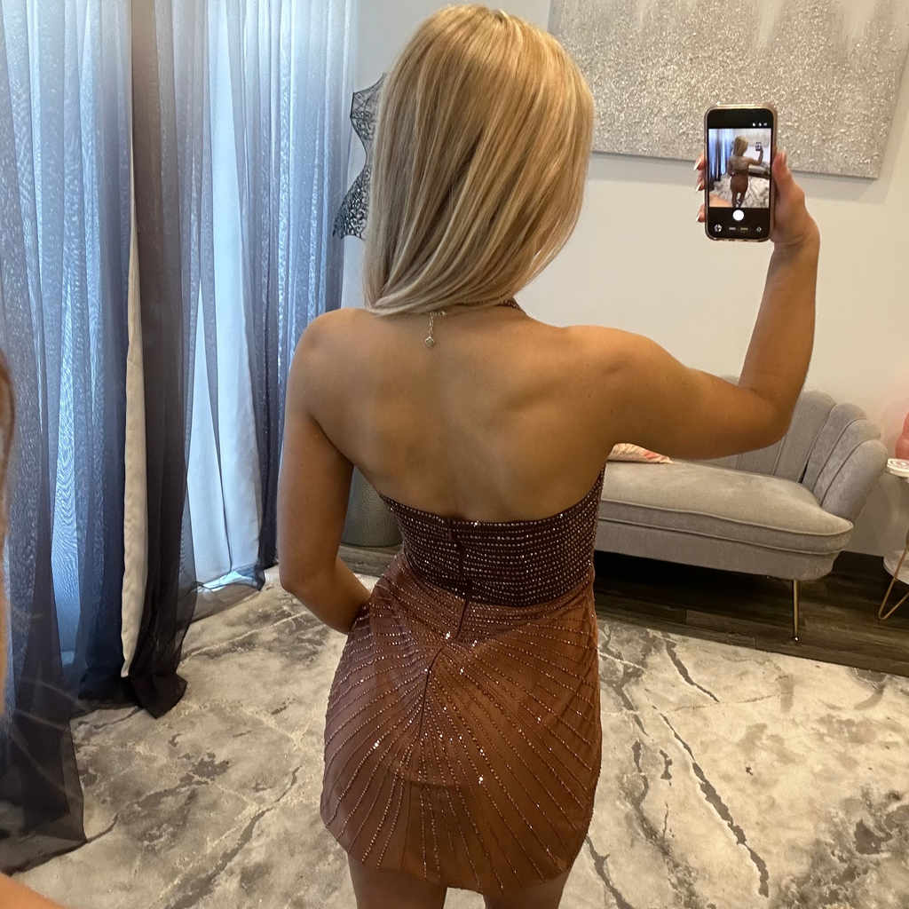 JoycesTPR Sherri Hill 58174 Brown Back 