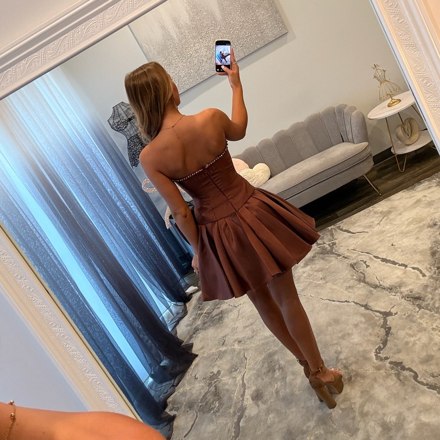 JoycesTPR Sherri Hill 58175 Chocolate 