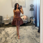 JoycesTPR Sherri Hill 58175 Chocolate Katelyn 