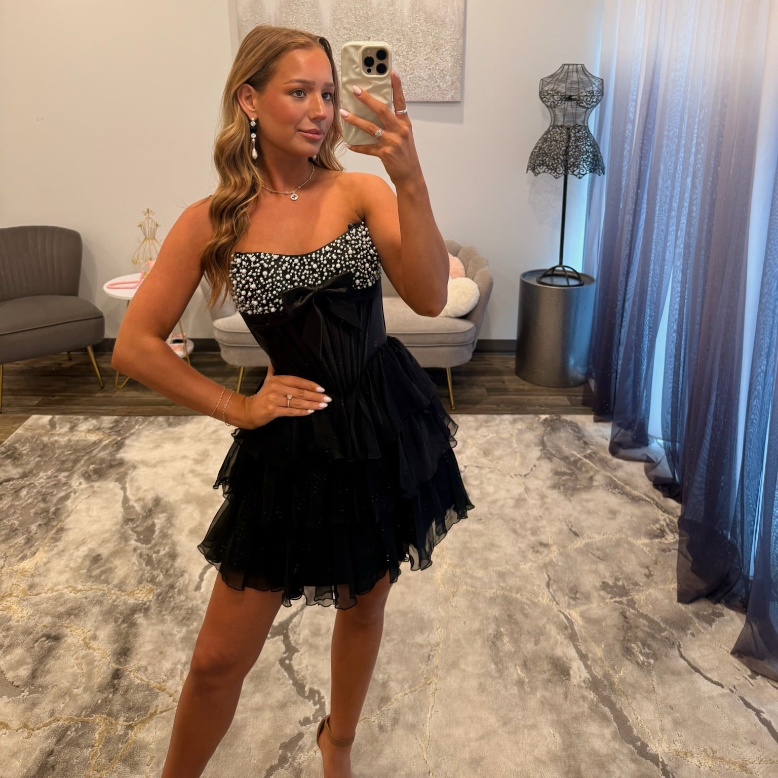 JoycesTPR Sherri Hill 58176 Black