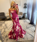 JoycesTPR Sherri Hill 58180 Plum Print 