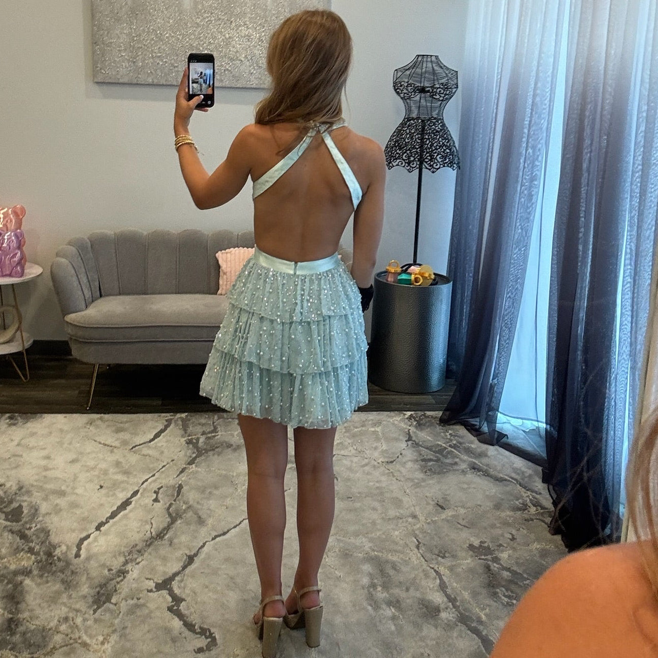 JoycesTPR Sherri Hill 58181 Aqua 