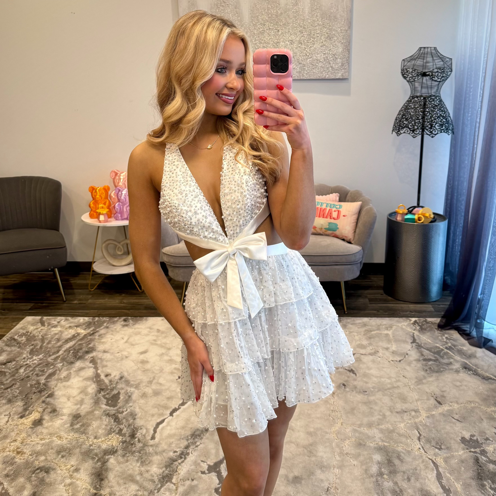 JoycesTPR Sherri Hill 58181 Ivory Silver 