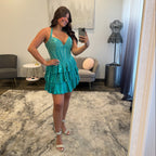 JoycesTPR Sherri Hill 58183 Teal 