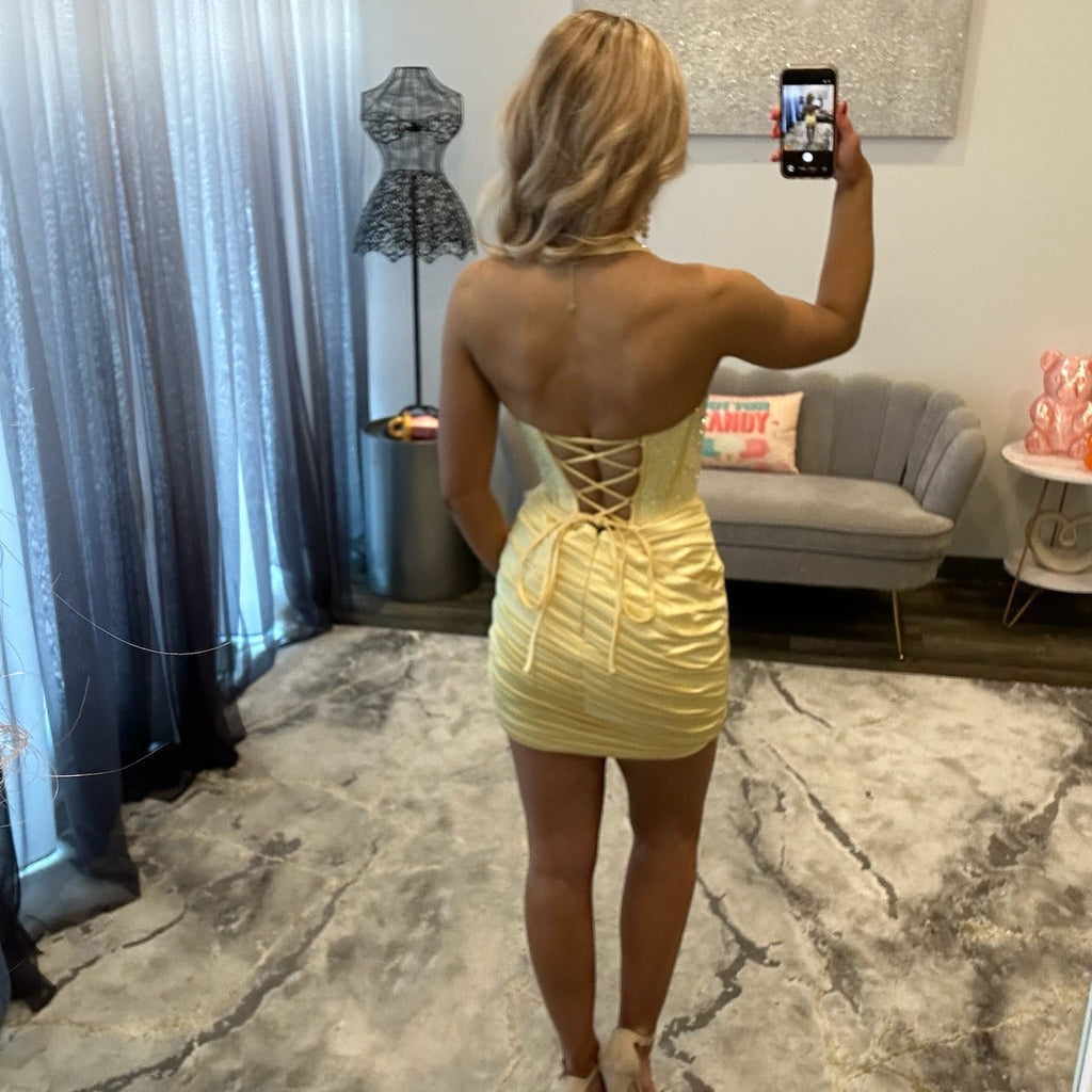 JoycesTPR Sherri Hill 58202 Light Yellow 
