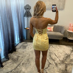 JoycesTPR Sherri Hill 58202 Light Yellow 