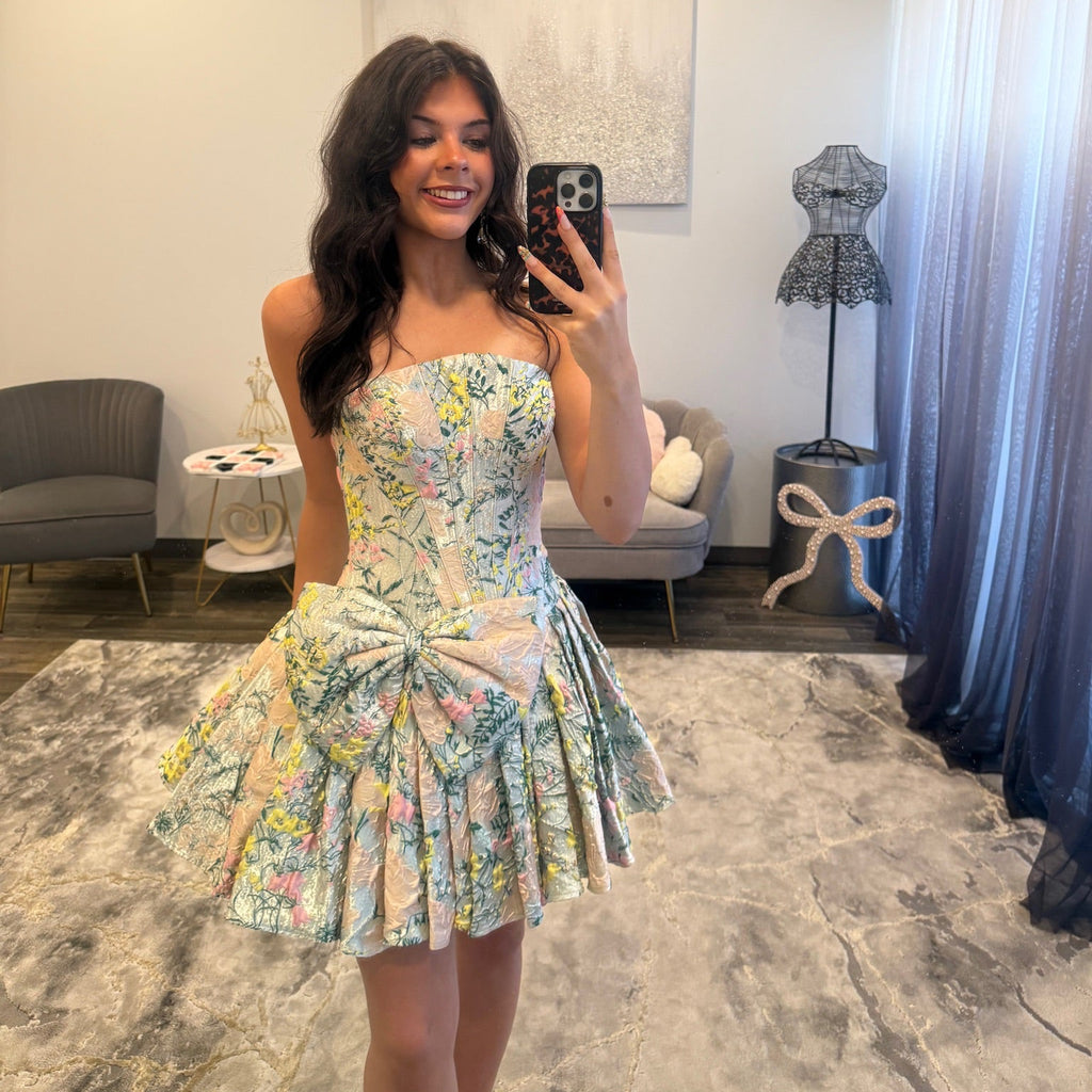 JoycesTPR Sherri Hill 58220 Light Green Multi 