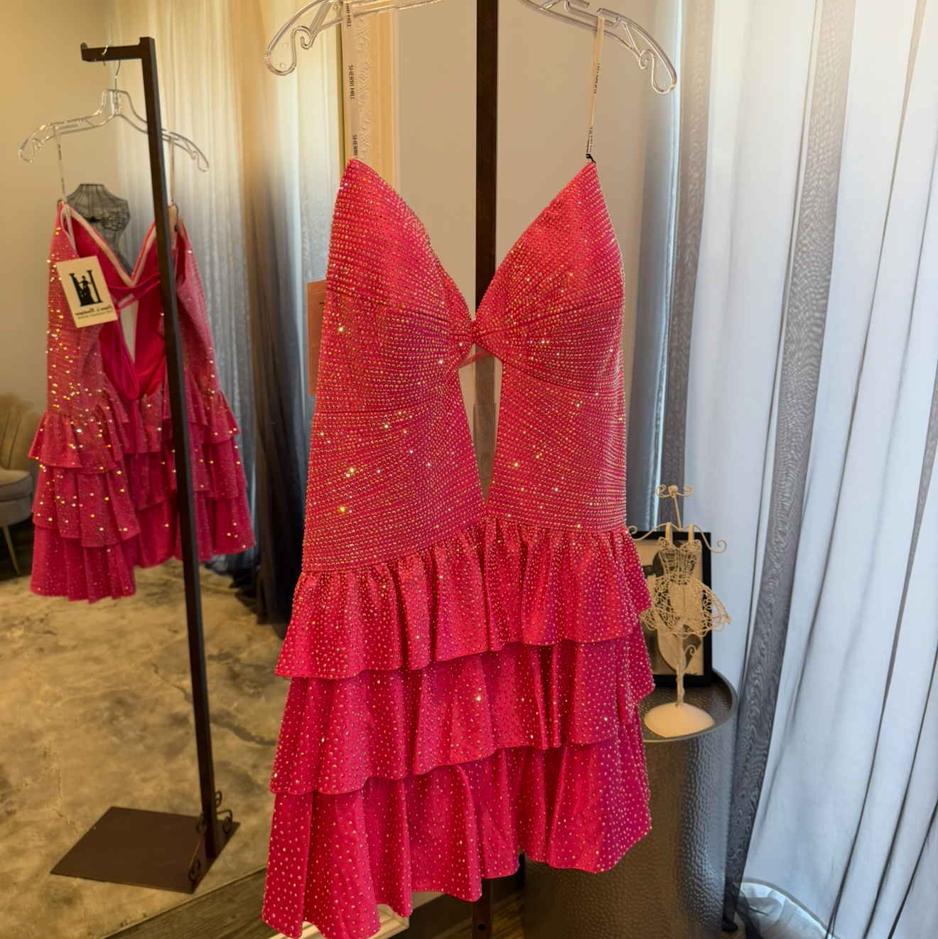 JoycesTPR Sherri Hill 58223 Fuchsia 