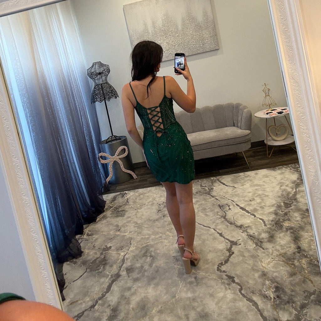 JoycesTPR Sherri Hill 58224 Emerald 