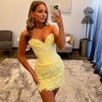 JoycesTPR Sherri Hill 58254 Yellow Close
