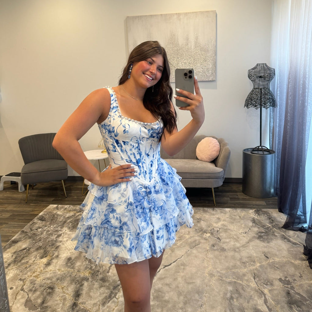 JoycesTPR Sherri Hill 58317 Ivory Blue Sophia 