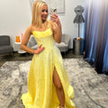 JoycesTPR Sherri Hill 58331 Yellow 