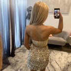 JoycesTPR Sherri Hill 58345 Gold Close
