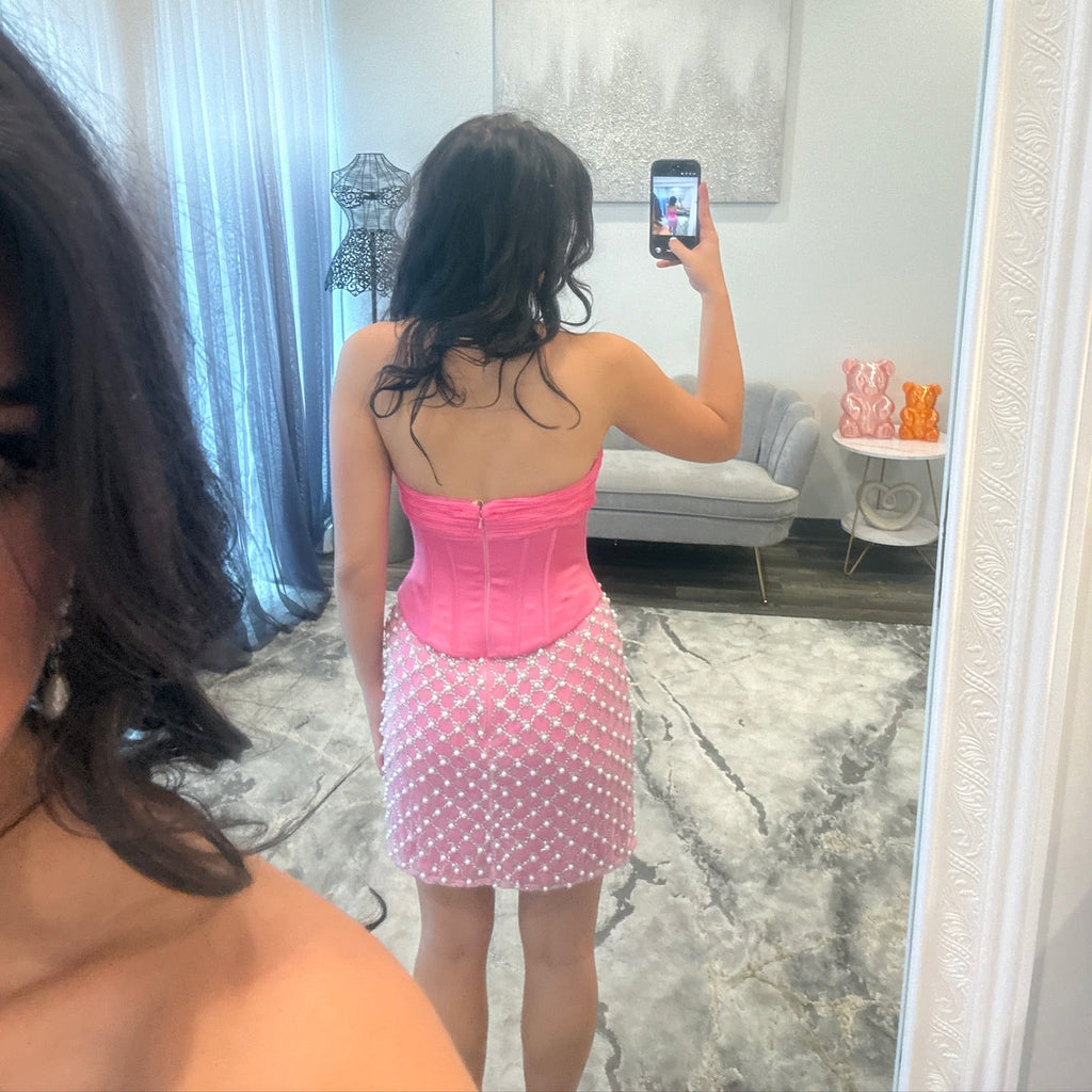 JoycesTPR Sherri Hill 58351 Candy Pink 