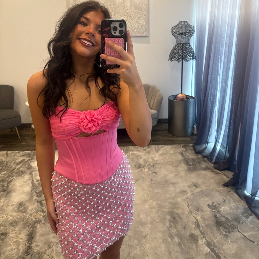 JoycesTPR Sherri Hill 58351 Candy Pink 