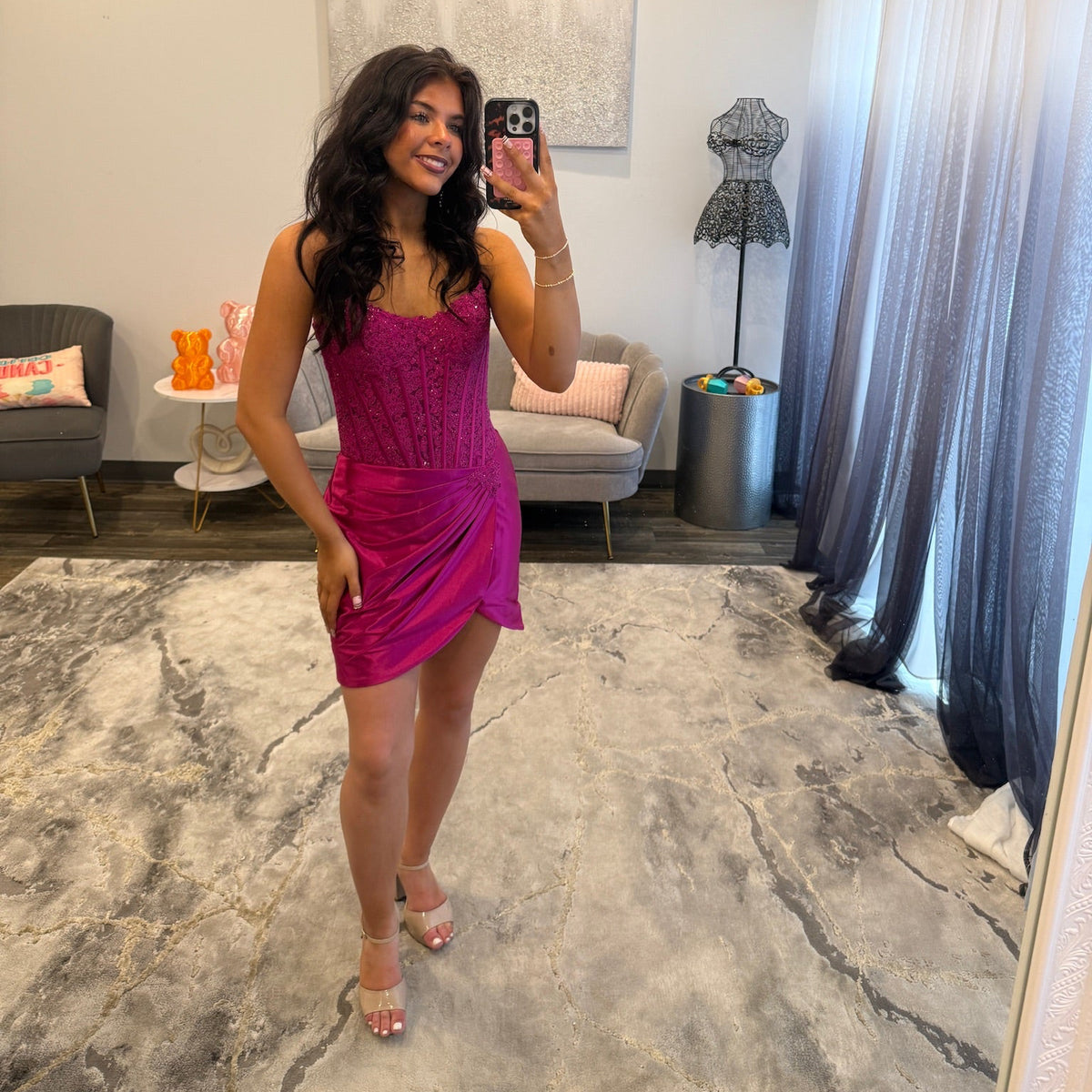 JoycesTPR Sherri Hill 5835 Magenta
