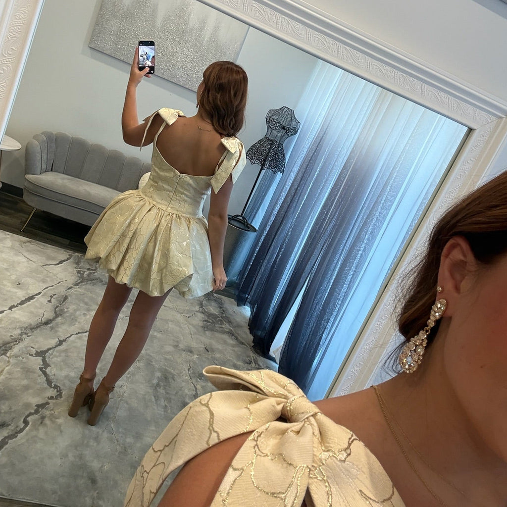 JoycesTPR Sherri Hill 58363 Gold Print 