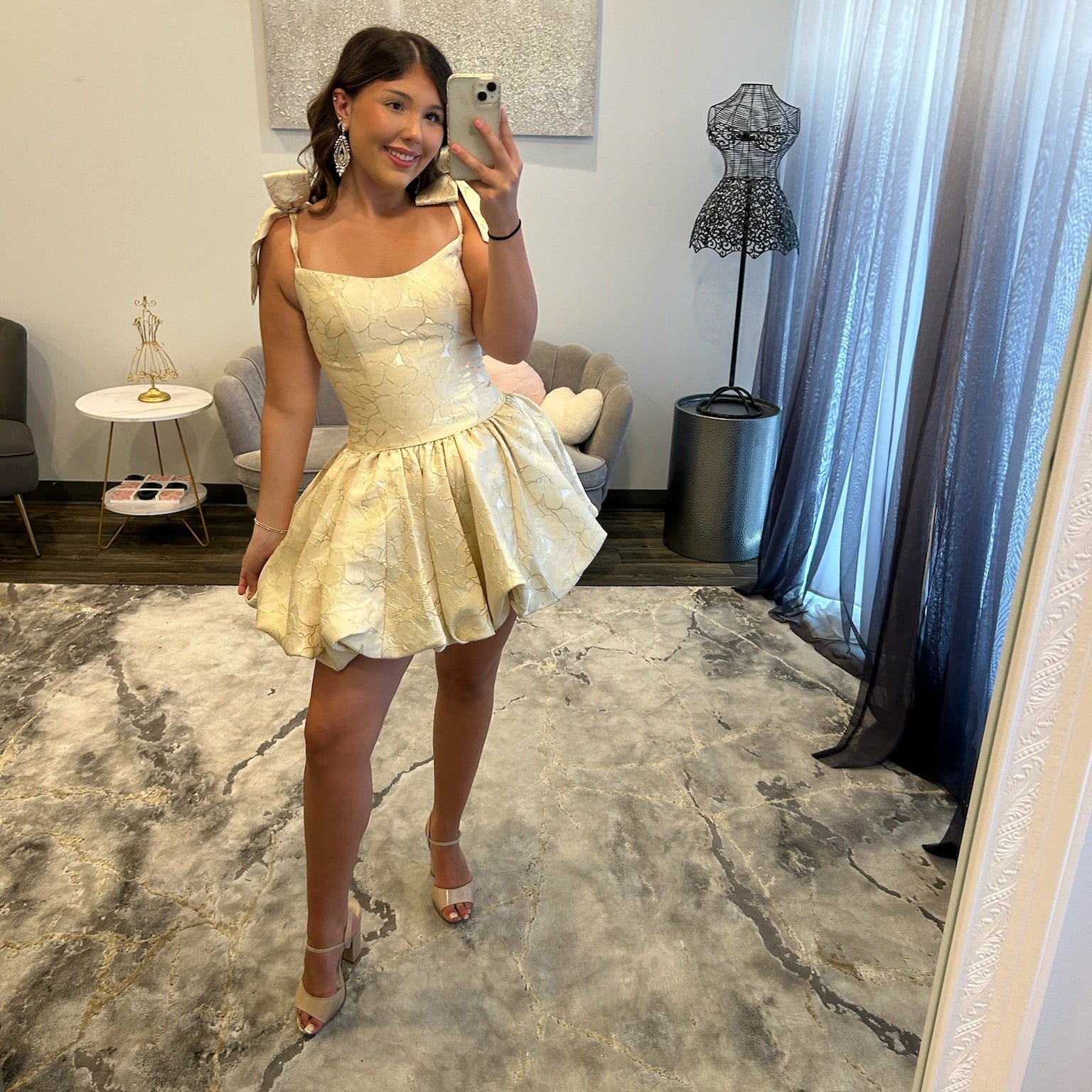 JoycesTPR Sherri Hill 58363 Gold Print Payton 