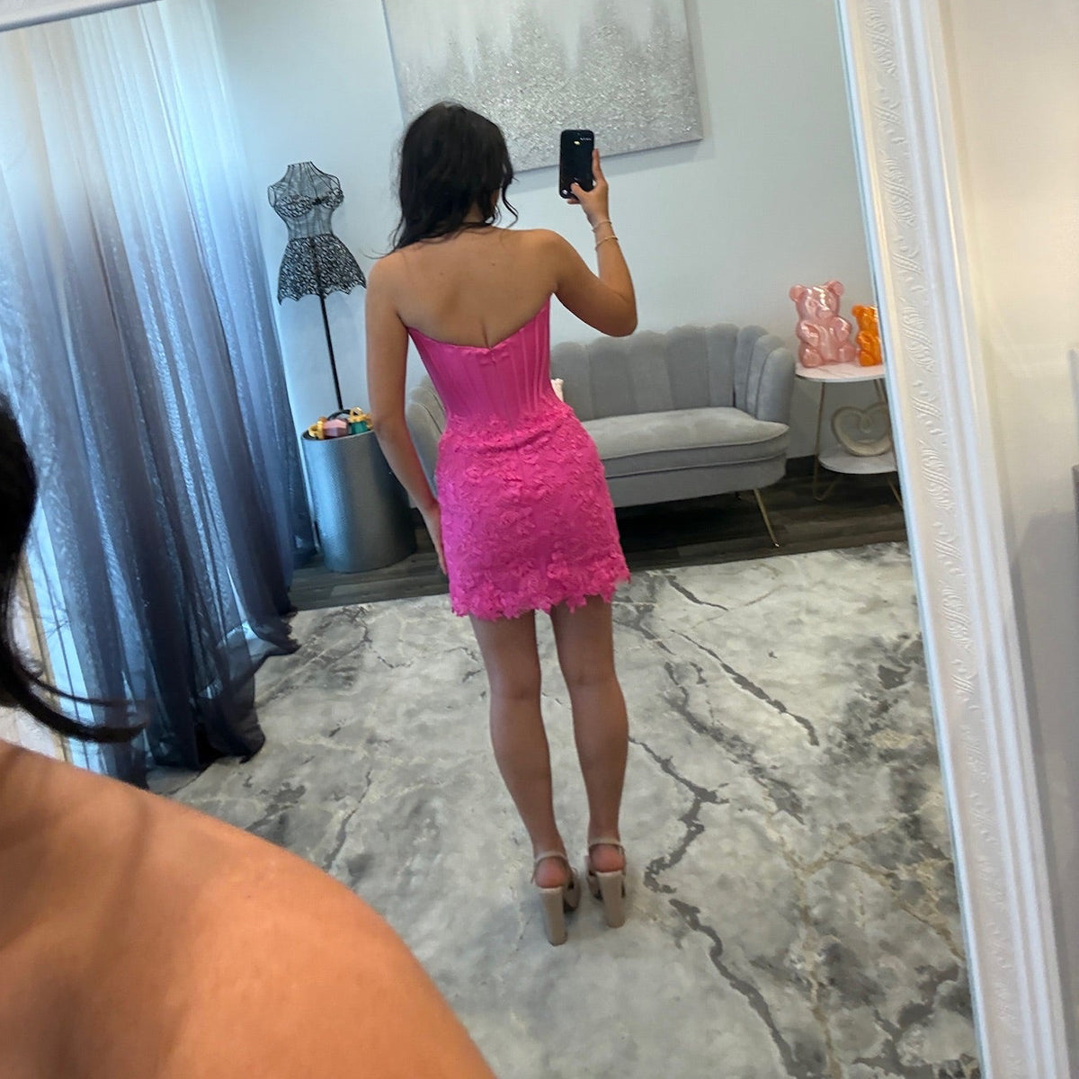 JoycesTPR Sherri Hill 58254 Bright Fuchsia 