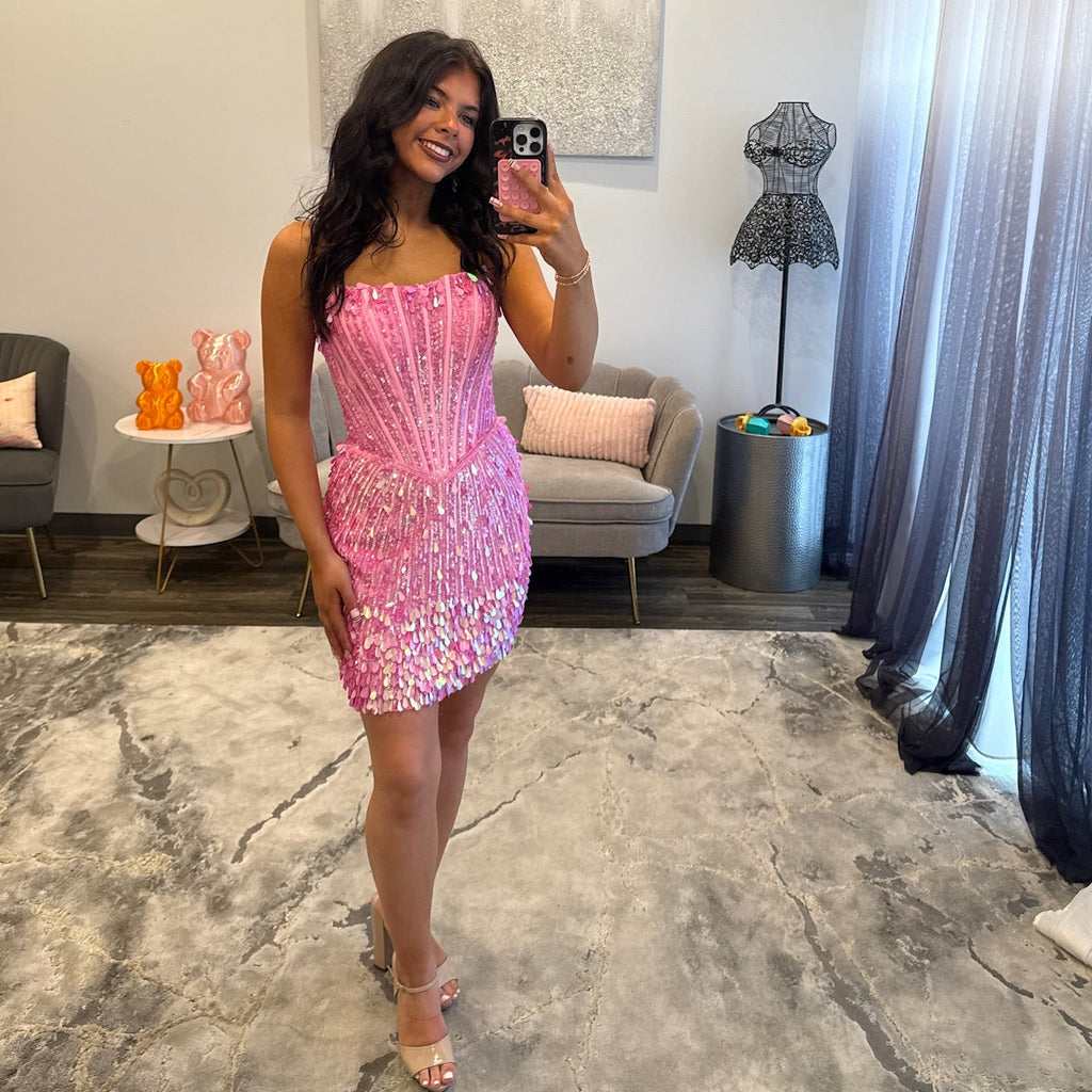 JoycesTPR Sherri Hill 58424 Candy Pink 