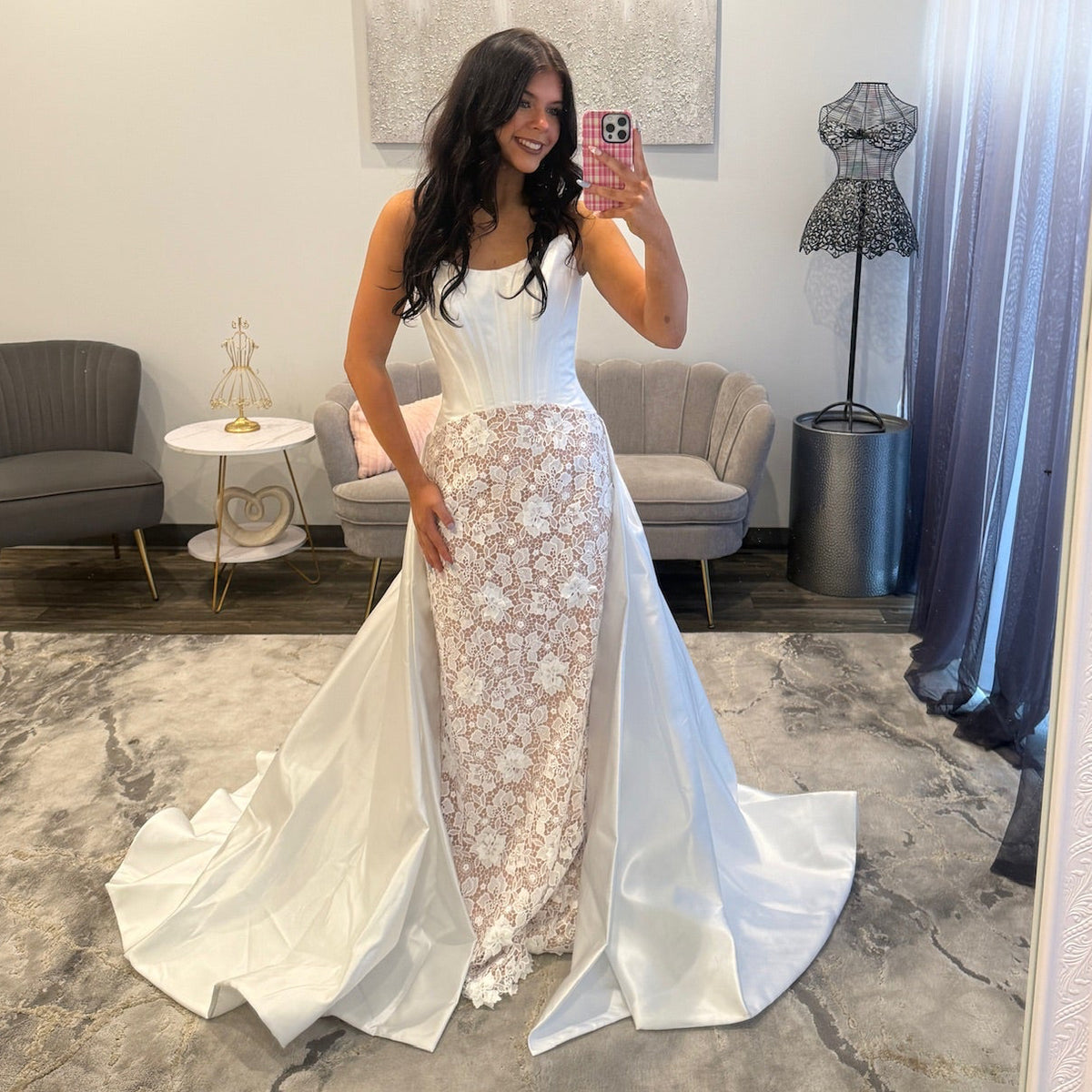 JoycesTPR Sherri Hill 5862 Ivory Nude Prom 