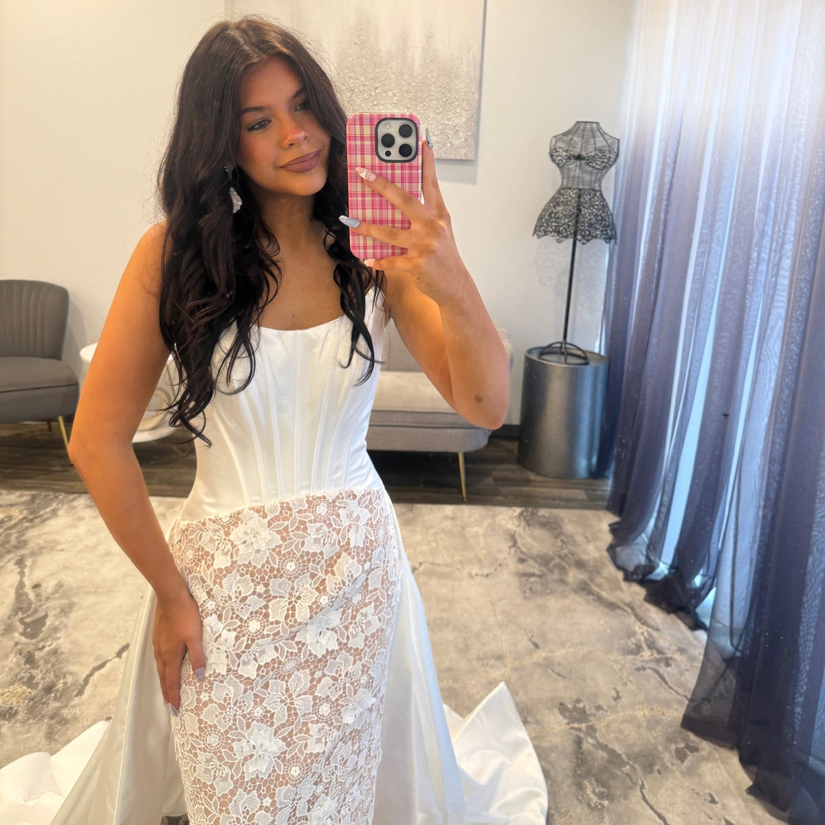 JoycesTPR Sherri Hill 5862 Ivory Nude Prom 