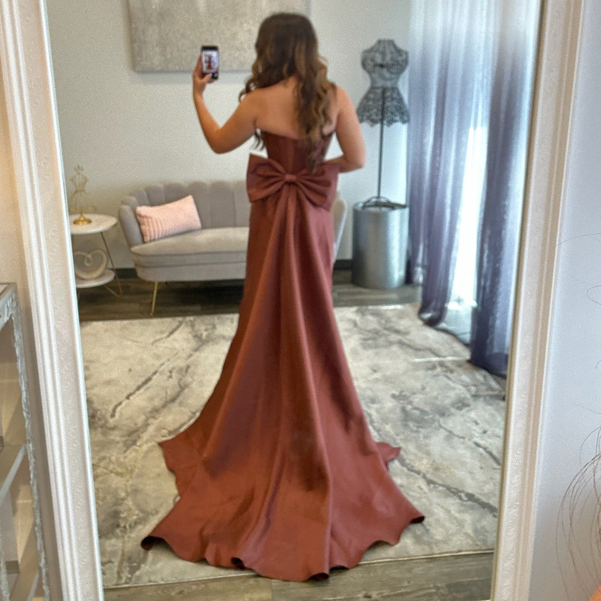 JoycesTPR Sherri Hill 59519 Chocolate Prom 
